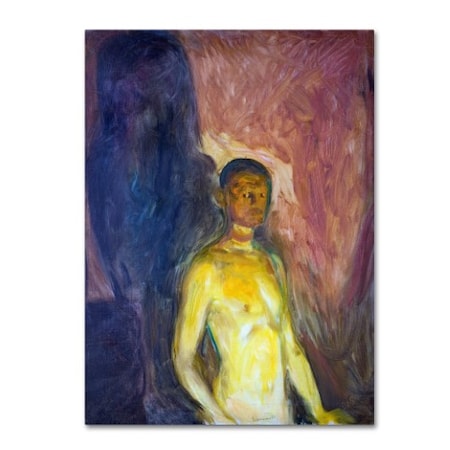 Edvard Munch 'Selfportrait In Hell' Canvas Art,18x24